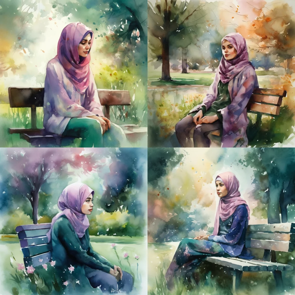 Kartun Hijab Modern 2